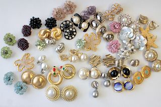 Lot of Statement Costume Earrings