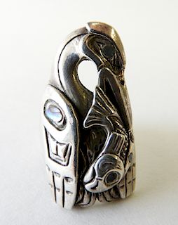 Patty Fawn - Sterling Crane Ring