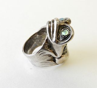 Patty Fawn - Sterling Silver Frog Ring