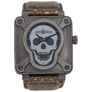 BELL & ROSS SKULL LIMITED EDITION REF. BR01-92-S wristwatch.