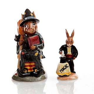 ROYAL DOULTON MAGICIAN & CLASSIC WITCH TIME BUNNYKINS