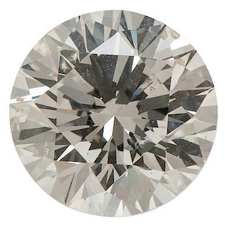 G.I.A. Certified 3.42 Carat Round Diamond 