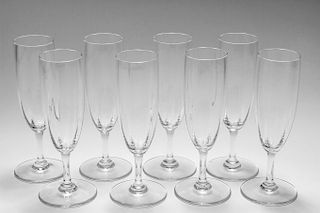 Baccarat Montaigne Optic Champagne Glass Flutes 8