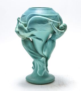 Van Briggle Pottery "Angel Vase" Craig Stevenson
