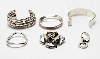 Hans Hansen Silver Jewelry and Others