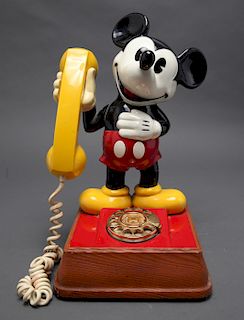 "The Mickey Mouse Phone" Vintage Rotary Telephone