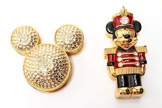 Disney Napier Mickey Mouse Trinket Boxes, 2