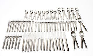Retroneu Stainless Steel Scan Flatware Svc for 16