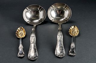 Tiffany Regent Silver-Plate Berry Spoons Ladles 4