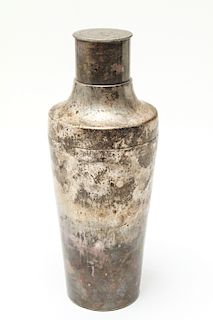 Mid-Century Modern Silver-Plate Cocktail Shaker