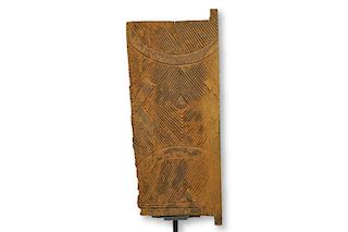Authentic Igbo Iroko Wood Door 44"