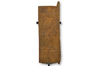 Authentic Igbo Iroko Wood Door 45"