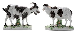 Two Samson &#38; Co. Porcelain Goat