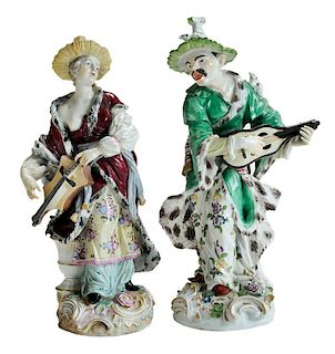 Two Dresden Porcelain Figures