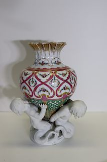 SEVRES. Signed Porcelain And Parian Figural