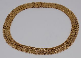 JEWELRY. Vintage 18kt Gold Necklace.