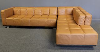 Roche Bobois Leather Upholstered Sectional