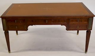 19th Century Leathertop Desk with Side Pull Outs.