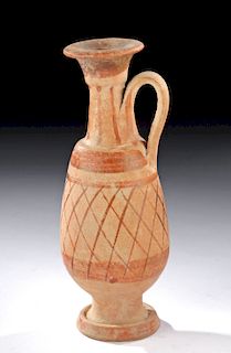 Greek Apulian Pottery Net Lekythos