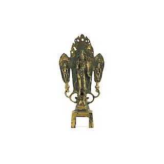 Chinese Wei Dynasty Gilt Bronze Buddhist Figurine