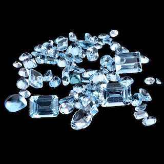 Collection of Loose London Blue Topaz