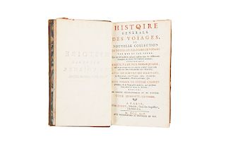 Prevost, Antoine Francois. Histoire Generale des Voyages... Tomo XLVIII. Tomo dedicado a la Nueva España.