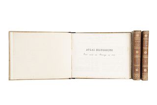 Beulloch, M. Le Mexique en 1823. Paris: Alexis - Eymery, Libraire, 1824. Texto y Atlas. Piezas: 3.