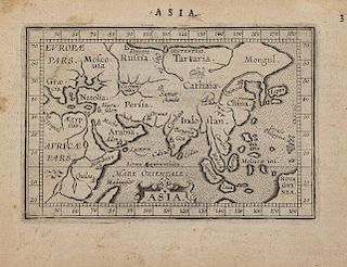 Ortelij, Abrahami. Epitome Theatri Orbis Terrarrum. Antuerpiae: Exstat in Officina Plantinian, 1612. 134 mapas. Rara edición.