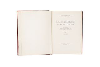 Linné, S. El Valle y la Ciudad de México en 1550. Stockholm - Sweden: Esselte Aktiebolag, 1948.