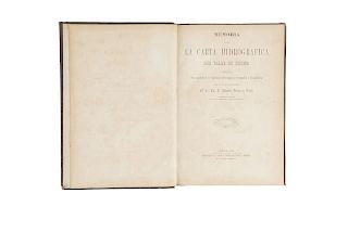 Orozco y Berra, Manuel. Memoria para la Carta Hidrográfica del Valle de México. México: Imprenta de A. Boix, 1864. Raro en comercio.
