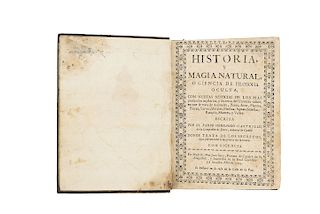 Castrillo, Hernando. Historia y Magia Natural, o Ciencia de Filosofía Oculta... Madrid, 1723.