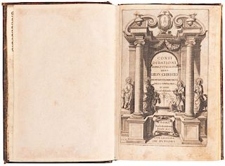 Ricci, Bartolomeo. Considerationi Sopra Tutta la Vita di N.S. Giesu Christo. Roma, 1607. Con 155 grabados de página.