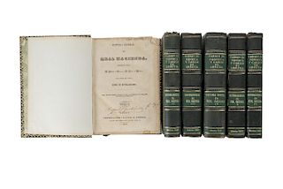 Fonseca, Fabián de. Historia General de Real Hacienda. México: 1845 - 1853. Obra hasta ahora inédita. Piezas: 6.