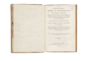 Elhuyar, fausto. Indagaciones Sobre la Amonedación en Nueva España. Madrid: En la Imprenta de la calle de la Greda, 1818.