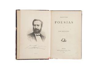 Fernánez, José / Castelar, Emilio. Alguna Poesías / Discuros Parlamentarios. México: 1873 y 1874. Dos obras en un volumen,