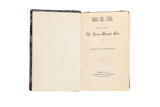 González Cos, Jesús. Voces del Alma - Ensayos Poéticos. México: Imprenta de Ignacio Cumplido, 1871.