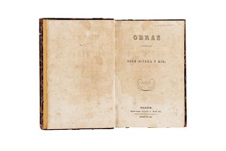 Rivera y Río, José. Obras Poéticas. México: Establecimiento Tipográfico de Andrés Boix, 1857.