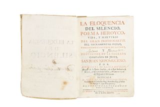 Reyna Zevallos, Miguel de. La Eloquencia del Silencio. Vida y Martirio de S. Juan Nepomuceno. Madrid: 1738.