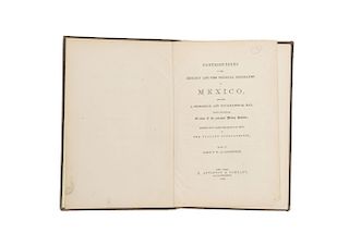 Baron F. W. von Egloffstein. Contributions of the Geology on the Physical Geography of Mexico. New York: 1864. 2 planos plegados y 2 lá