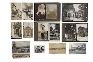 Vistas y Paisajes de Puebla, Cuernavaca, Teotihuacan, San Miguel de Allende, Ciudad de México... Fotopostales. México, ca 1950. Pzas:61