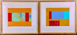 Liliane Luneau ( 20thc.) Two Works, No. 239 and No.249,