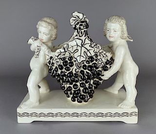A Michael Powolny Style Ceramic Centerpiece