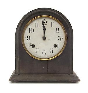 An American Mantle Clock, Height 10 inches.
