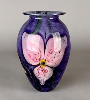 Robert Eicholt Art Glass Vase