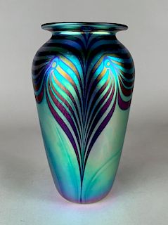 Robert Eicholt Art Glass Vase, 1999