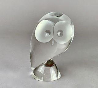 Steuben Crystal Owl