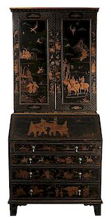 Queen Anne Japanned Desk and
