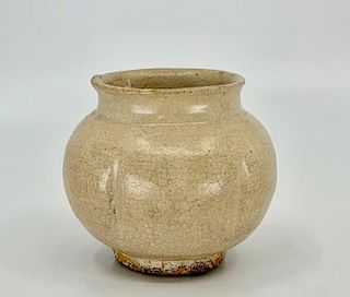 Chinese Crackle Glaze Small Jar, Antique