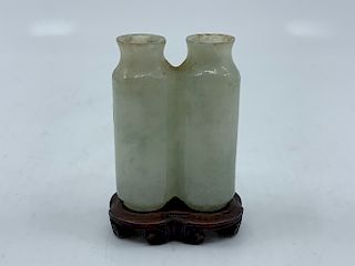 Carved Jade Double Snuff Bottle