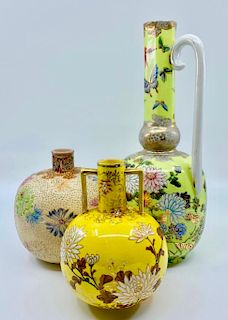Three Chinese Export Vases, mid 20thc.